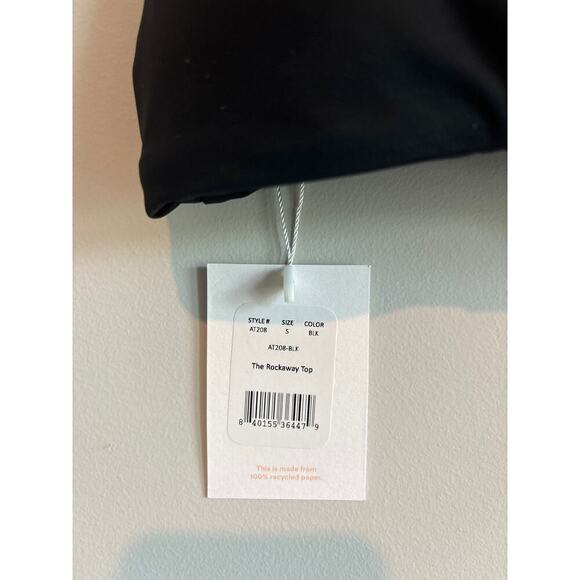 NWT Andie Swim The Rockaway Top In Black Size Small - Picture 3 of 6